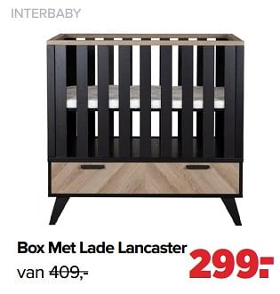 Aanbiedingen Interbaby box met lade lancaster - Interbaby - Geldig van 05/12/2022 tot 31/12/2022 bij Baby-Dump
