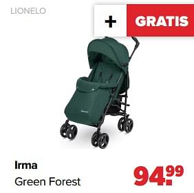 Aanbiedingen Lionelo irma green forest - Lionelo - Geldig van 05/12/2022 tot 31/12/2022 bij Baby-Dump