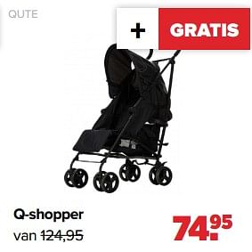 Aanbiedingen Qute q-shopper - Qute  - Geldig van 05/12/2022 tot 31/12/2022 bij Baby-Dump