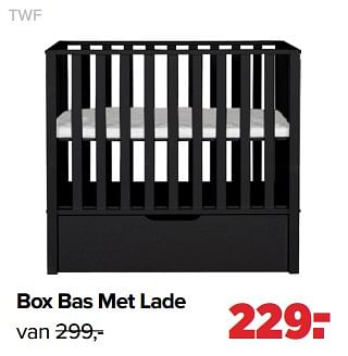 Aanbiedingen Twf box bas met lade - TWF - Geldig van 05/12/2022 tot 31/12/2022 bij Baby-Dump