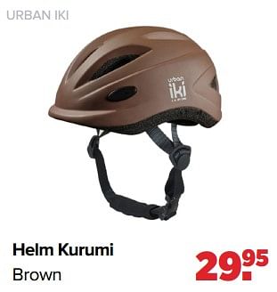 Aanbiedingen Urban iki helm kurumi brown - Urban Iki - Geldig van 05/12/2022 tot 31/12/2022 bij Baby-Dump
