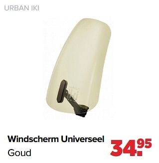 Aanbiedingen Urban iki windscherm universeel goud - Urban Iki - Geldig van 05/12/2022 tot 31/12/2022 bij Baby-Dump