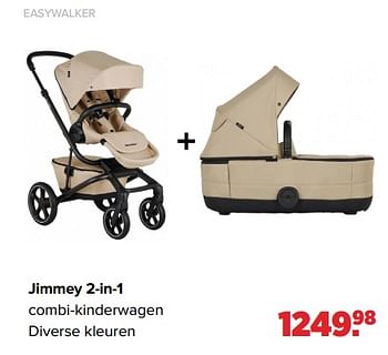 Aanbiedingen Easywalker jimmey 2-in-1 combi-kinderwagen - Easywalker - Geldig van 05/12/2022 tot 31/12/2022 bij Baby-Dump