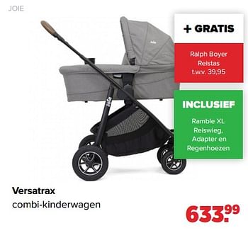 Aanbiedingen Joie versatrax combi-kinderwagen - Joie - Geldig van 05/12/2022 tot 31/12/2022 bij Baby-Dump