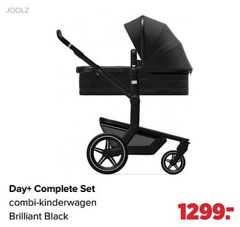 Aanbiedingen Joolz day+ complete set combi-kinderwagen brilliant black - Joolz - Geldig van 05/12/2022 tot 31/12/2022 bij Baby-Dump