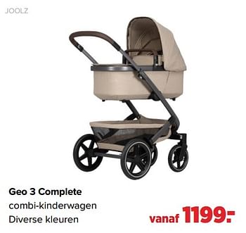 Aanbiedingen Joolz geo 3 complete combi-kinderwagen - Joolz - Geldig van 05/12/2022 tot 31/12/2022 bij Baby-Dump