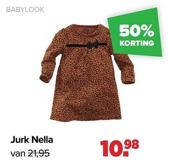 Aanbiedingen Babylook jurk nella - Baby look - Geldig van 05/12/2022 tot 31/12/2022 bij Baby-Dump