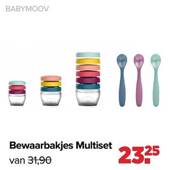 Aanbiedingen Babymoov bewaarbakjes multiset - BabyMoov - Geldig van 05/12/2022 tot 31/12/2022 bij Baby-Dump