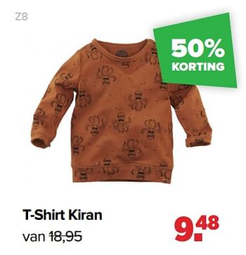 Aanbiedingen Z8 t-shirt kiran - Z8 - Geldig van 05/12/2022 tot 31/12/2022 bij Baby-Dump