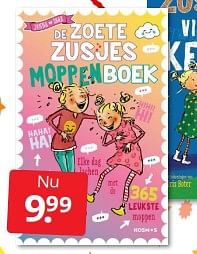 Aanbiedingen De zoete zusjes moppenboek - Huismerk - Boekenvoordeel - Geldig van 10/12/2022 tot 31/12/2022 bij Boekenvoordeel