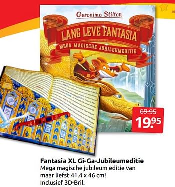 Aanbiedingen Fantasia xl gi-ga-jubileumeditie - Huismerk - Boekenvoordeel - Geldig van 10/12/2022 tot 31/12/2022 bij Boekenvoordeel