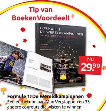 Aanbiedingen Formule 1: de wereldkampioenen - Huismerk - Boekenvoordeel - Geldig van 10/12/2022 tot 31/12/2022 bij Boekenvoordeel