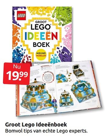Aanbiedingen Groot lego ideeënboek - Huismerk - Boekenvoordeel - Geldig van 10/12/2022 tot 31/12/2022 bij Boekenvoordeel