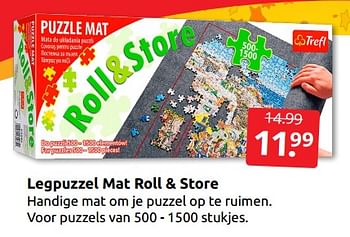 Aanbiedingen Legpuzzel mat roll + store - Trefl - Geldig van 10/12/2022 tot 31/12/2022 bij Boekenvoordeel