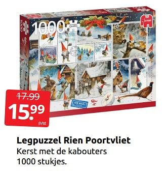 Aanbiedingen Legpuzzel rien poortvliet - Jumbo - Geldig van 10/12/2022 tot 31/12/2022 bij Boekenvoordeel