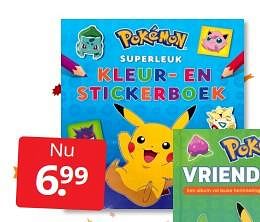 Aanbiedingen Pokémon kleur- en stickerboek - Huismerk - Boekenvoordeel - Geldig van 10/12/2022 tot 31/12/2022 bij Boekenvoordeel