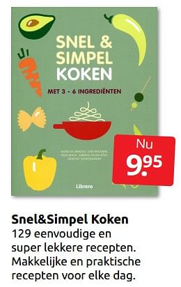Aanbiedingen Snel+simpel koken - Huismerk - Boekenvoordeel - Geldig van 10/12/2022 tot 31/12/2022 bij Boekenvoordeel