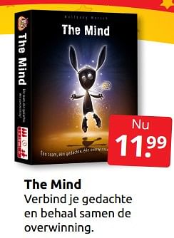 Aanbiedingen The mind - White Goblin Games - Geldig van 10/12/2022 tot 31/12/2022 bij Boekenvoordeel