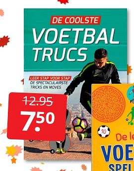 Aanbiedingen Voetbal trucs - Huismerk - Boekenvoordeel - Geldig van 10/12/2022 tot 31/12/2022 bij Boekenvoordeel