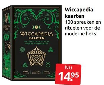 Aanbiedingen Wiccapedia kaarten - Huismerk - Boekenvoordeel - Geldig van 10/12/2022 tot 31/12/2022 bij Boekenvoordeel