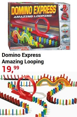 Aanbiedingen Domino express amazing looping - Goliath - Geldig van 20/11/2022 tot 31/12/2022 bij Lobbes