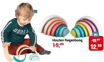 Aanbiedingen Houten regenboog - Pur Element - Geldig van 20/11/2022 tot 31/12/2022 bij Lobbes