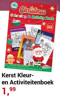 Aanbiedingen Kerst kleuren activiteitenboek - Grafix - Geldig van 20/11/2022 tot 31/12/2022 bij Lobbes