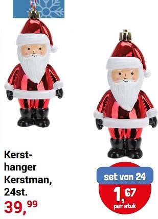 Aanbiedingen Kersthanger kerstman - Pur Element - Geldig van 20/11/2022 tot 31/12/2022 bij Lobbes