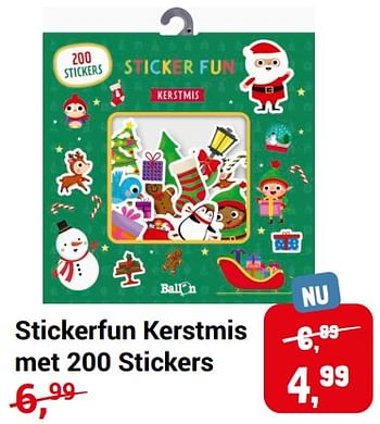 Aanbiedingen Stickerfun kerstmis - Pur Element - Geldig van 20/11/2022 tot 31/12/2022 bij Lobbes