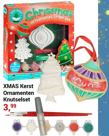 Aanbiedingen Xmas kerst ornamenten knutselset - Grafix - Geldig van 20/11/2022 tot 31/12/2022 bij Lobbes