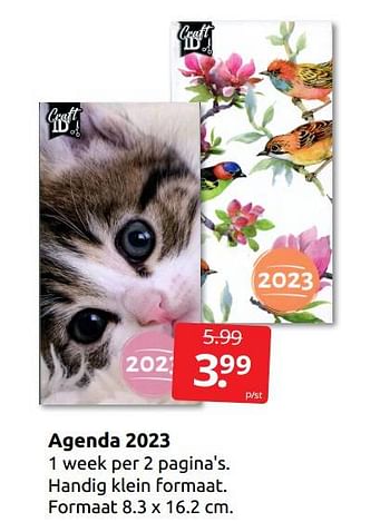 Aanbiedingen Agenda 2023 - Huismerk - Boekenvoordeel - Geldig van 17/12/2022 tot 26/12/2022 bij Boekenvoordeel
