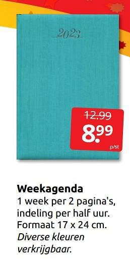Aanbiedingen Weekagenda - Huismerk - Boekenvoordeel - Geldig van 17/12/2022 tot 26/12/2022 bij Boekenvoordeel