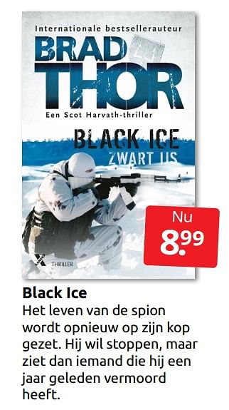 Aanbiedingen Black ice - Huismerk - Boekenvoordeel - Geldig van 17/12/2022 tot 26/12/2022 bij Boekenvoordeel