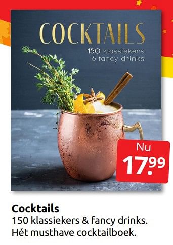 Aanbiedingen Cocktails - Huismerk - Boekenvoordeel - Geldig van 17/12/2022 tot 26/12/2022 bij Boekenvoordeel