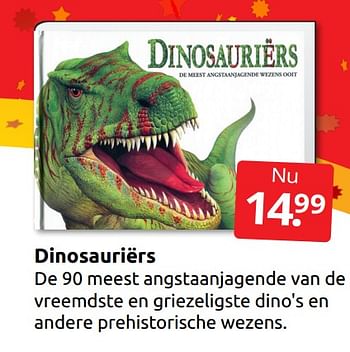Aanbiedingen Dinosauriërs - Huismerk - Boekenvoordeel - Geldig van 17/12/2022 tot 26/12/2022 bij Boekenvoordeel