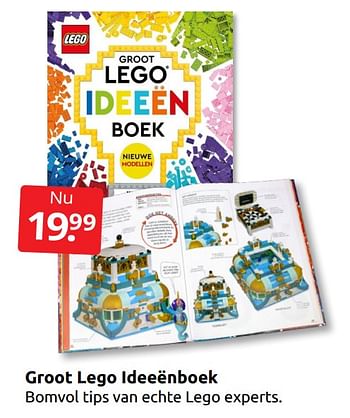 Aanbiedingen Groot lego ideeënboek - Huismerk - Boekenvoordeel - Geldig van 17/12/2022 tot 26/12/2022 bij Boekenvoordeel