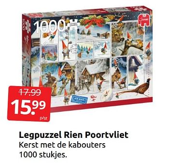 Aanbiedingen Legpuzzel rien poortvliet - Jumbo - Geldig van 17/12/2022 tot 26/12/2022 bij Boekenvoordeel