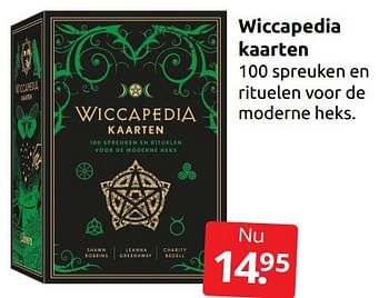 Aanbiedingen Wiccapedia kaarten - Huismerk - Boekenvoordeel - Geldig van 17/12/2022 tot 26/12/2022 bij Boekenvoordeel