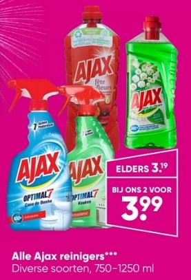 Aanbiedingen Ajax reinigers - Ajax - Geldig van 19/12/2022 tot 01/01/2023 bij Big Bazar