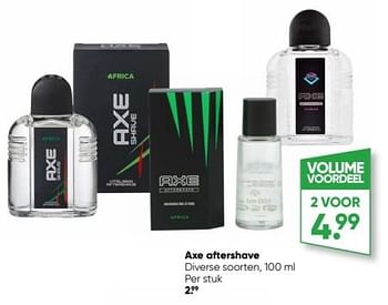 Aanbiedingen Axe aftershave - Axe - Geldig van 19/12/2022 tot 01/01/2023 bij Big Bazar