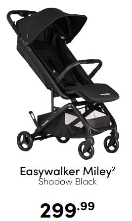 Aanbiedingen Easywalker miley2 shadow black - Easywalker - Geldig van 18/12/2022 tot 31/12/2022 bij Baby & Tiener Megastore
