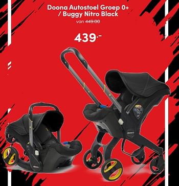 Aanbiedingen Doona autostoel - buggy nitro black - Doona - Geldig van 18/12/2022 tot 31/12/2022 bij Baby & Tiener Megastore