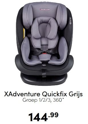 Aanbiedingen Xadventure quickfix grijs - Xadventure - Geldig van 18/12/2022 tot 31/12/2022 bij Baby & Tiener Megastore