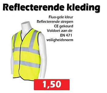 Aanbiedingen Reflecterende kleding - Huismerk - Itek - Geldig van 08/12/2022 tot 01/01/2023 bij Itek