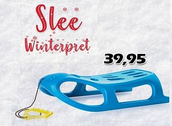 Aanbiedingen Slee winterpret - Huismerk - Itek - Geldig van 08/12/2022 tot 01/01/2023 bij Itek