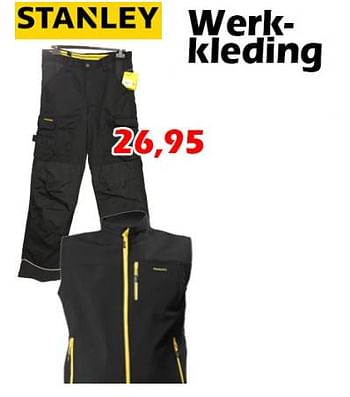 Aanbiedingen Werkkleding - Stanley - Geldig van 08/12/2022 tot 01/01/2023 bij Itek