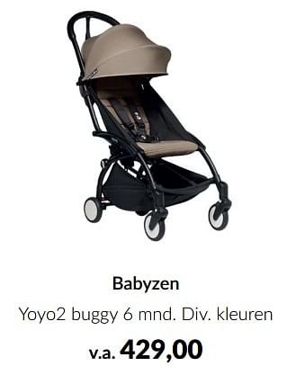 Aanbiedingen Babyzen yoyo2 buggy - Babyzen - Geldig van 13/12/2022 tot 16/01/2023 bij Babypark