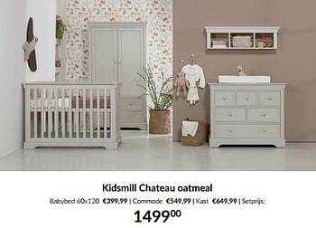 Aanbiedingen Kidsmill chateau oatmeal - Kidsmill - Geldig van 13/12/2022 tot 16/01/2023 bij Babypark