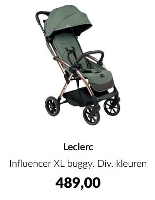 Aanbiedingen Leclerc influencer xl buggy - Leclerc - Geldig van 13/12/2022 tot 16/01/2023 bij Babypark