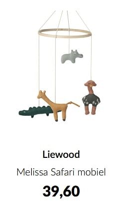 Aanbiedingen Liewood melissa safari mobiel - Liewood - Geldig van 13/12/2022 tot 16/01/2023 bij Babypark
